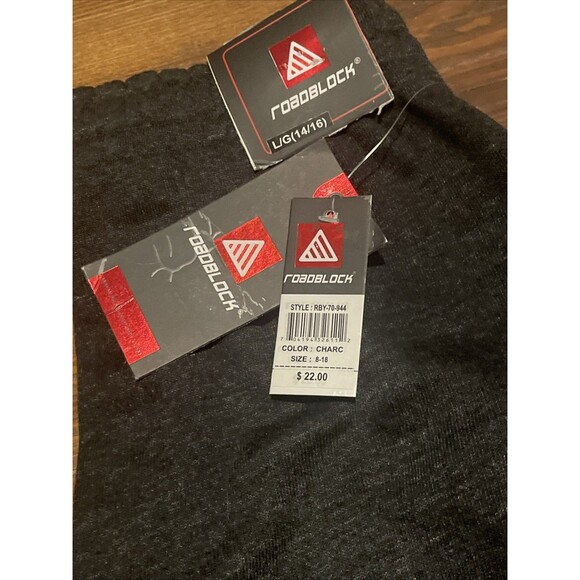 Toddler Boy Sweat Pants Roadblock Brand L 14 - 16 Charcoal Color NWT - Picture 5 of 8